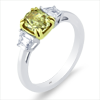 1.71ct.tw. Diamond Ring. Center Oval Dia 1.23ct. 18K Two-Tone Gold DKR003305